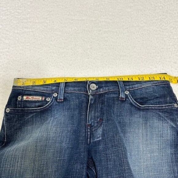 Ben Sherman Jeans Women's Flared Boot Cut Low Rise Blue Denim 29w x 34L - Picture 3 of 8